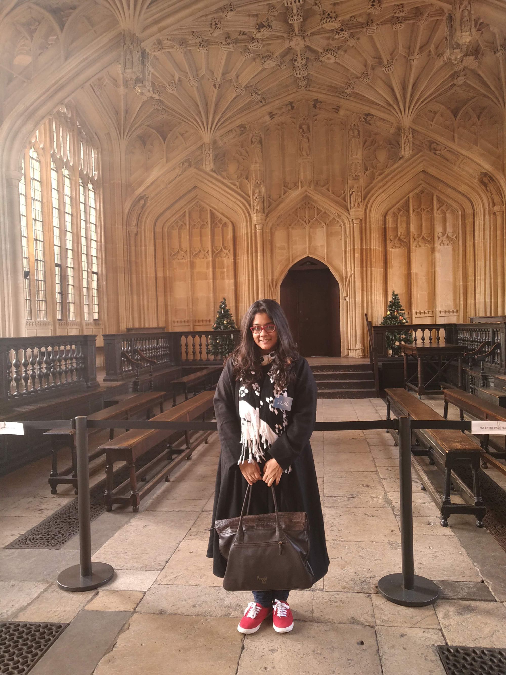 Fetus Divya at the Bodleian Library